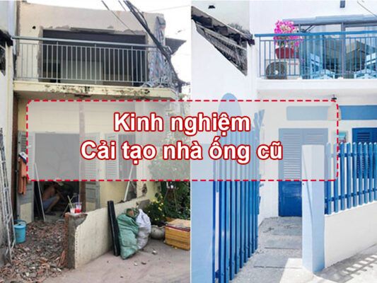 Cải tạo nhà ống cũ