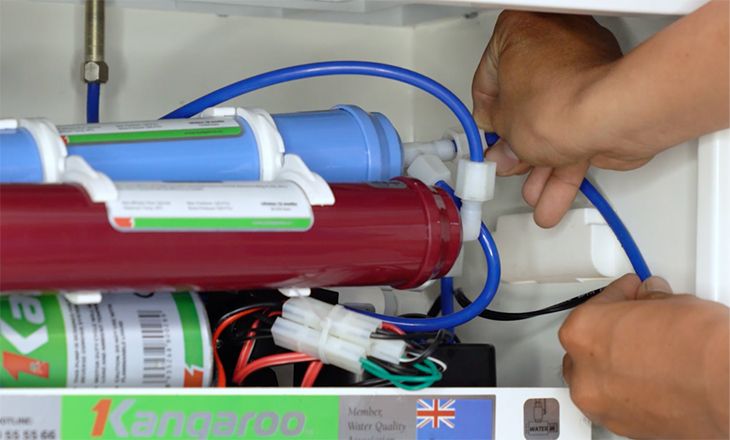 Hướng dẫn lắp đặt máy lọc nước khi mới mua