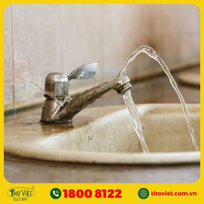Nguyên nhân vòi nước bị rỉ