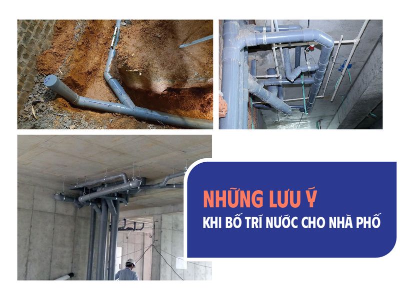 Những lưu ý khi bố trí nước cho nhà phố