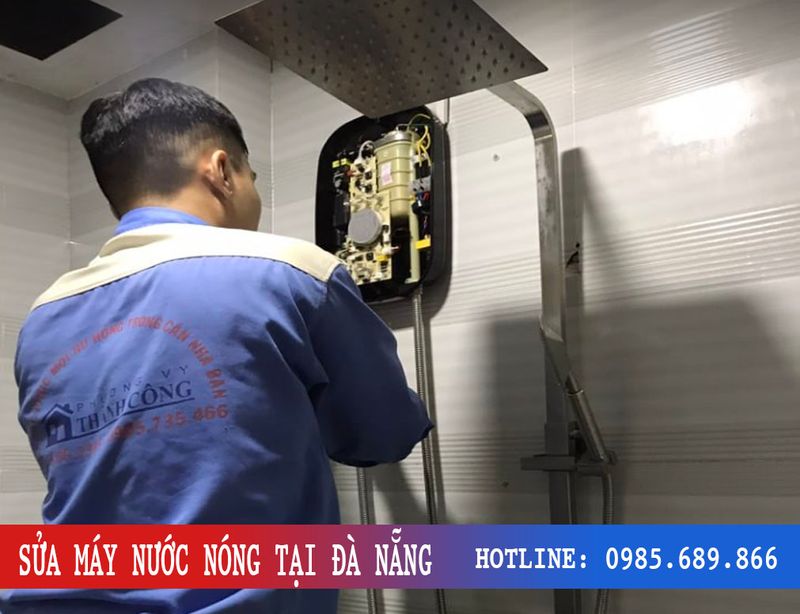 Sửa máy nước nóng, máy bơm tại Đà Nẵng — kỹ thuật chuyên nghiệp